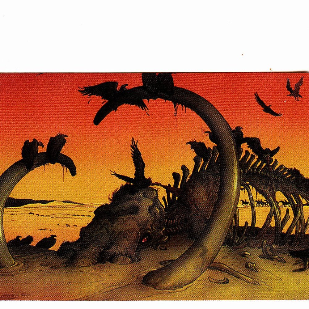 Crossing the Desert #33 - Stout 1993 Fantasy Art Trading Card
